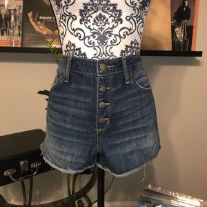 High Waisted Denim Shorts